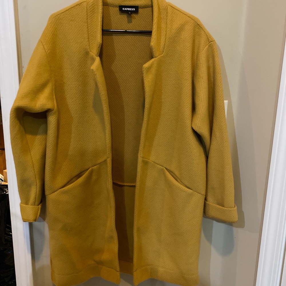 Mustard yellow coat